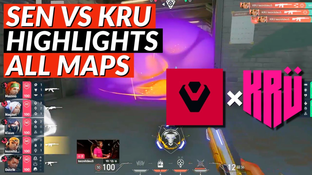 Sentinels vs KRU Esports - Highlights | VALORANT Champions Tour : VCT Berlin