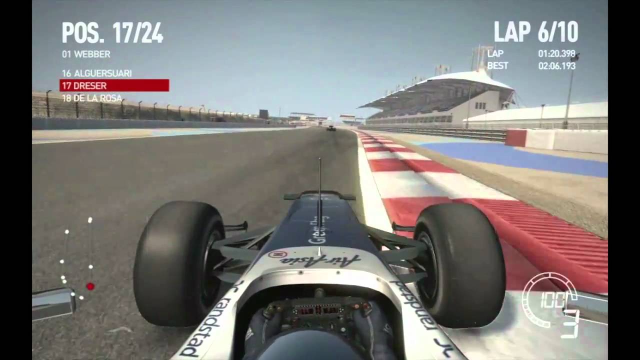 F1 2010 Bahrain PC RACE gameplay NEW *HD* YouTube