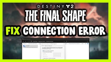 How to FIX Destiny 2: The Final Shape Connection / Server Error!