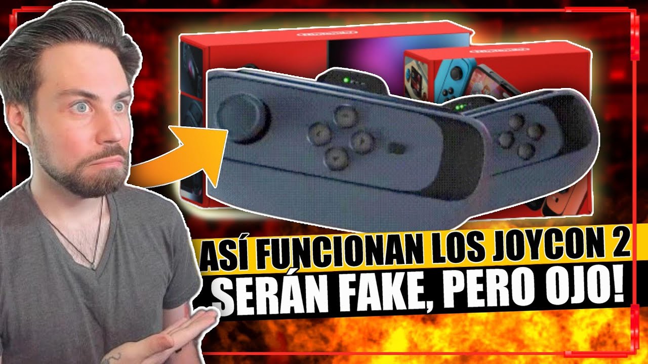 Así es el FUNCIONAMIENTO de los JOY-CON de la SWITCH 2 "FAKE"! y OJITO ...