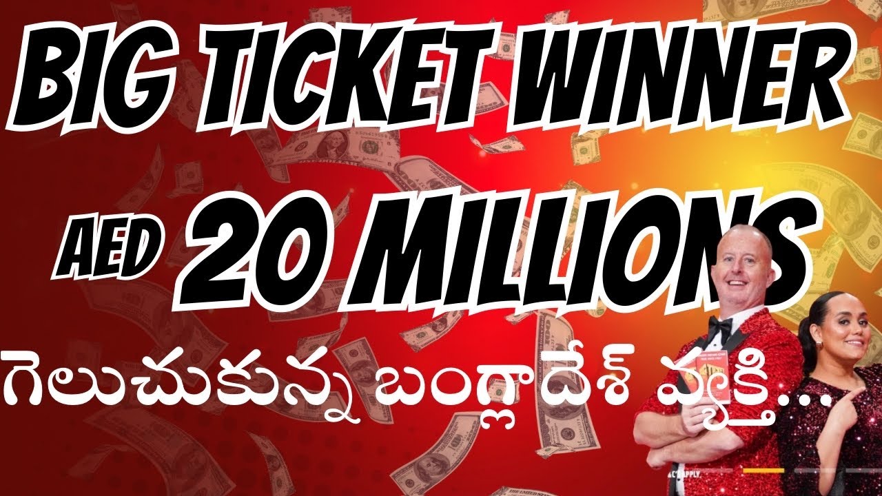 Bangladeshi Expat Wins Dh20 Million In Big Ticket Draw | Big Ticket Abu ...