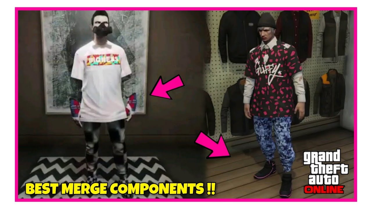 GTA 5 Online Top 9 Male Components Transfer + Merge Glitched Modded