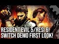 Resident Evil 5 + Resi 6 On Nintendo Switch! Demo Graphics Comparisons + Performance Testing!