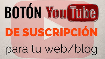 Cómo poner un Botón de Suscripción de YouTube en Tu Web o BLog en wordpress. Español 2016