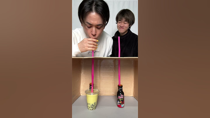 🍌Tapioca banana milk or Buldak sauce🌶️? ​⁠@Majimero100m