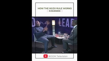 How the 80-20 Rule helps your Business - BOOM Television