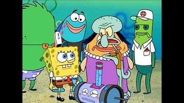 Spongebob roasts Squidward