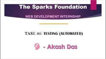 Selenium Automated Testing-The_Sparks_Foundation