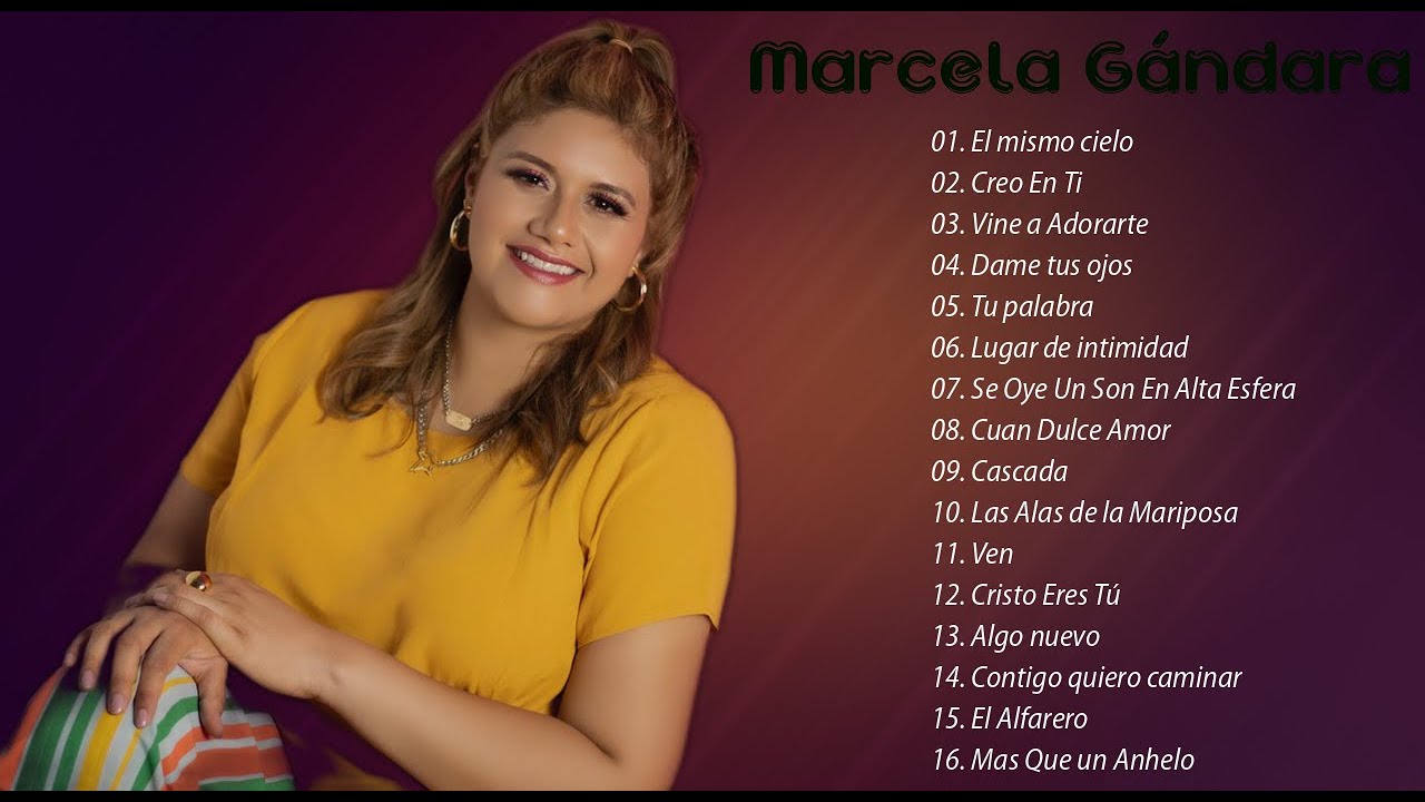 Las Mejores Cancion De Marcela Gandara Musica Cristiana 2021 - YouTube