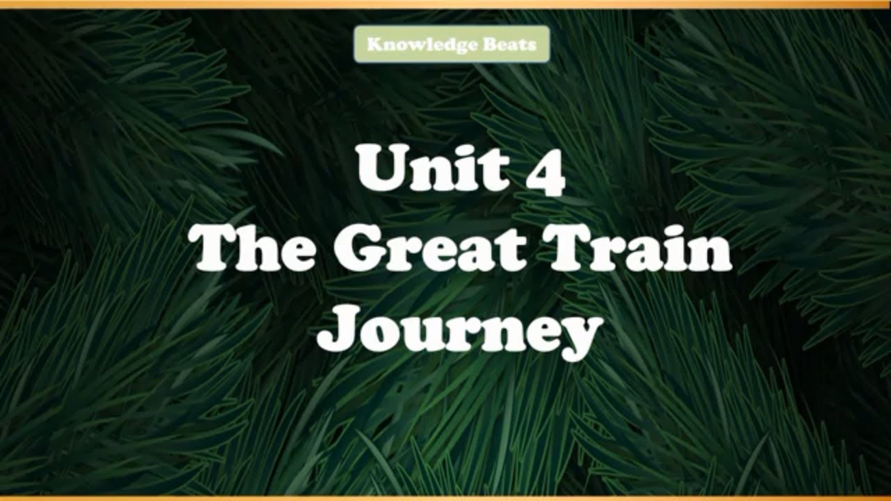 the great train journey class 6