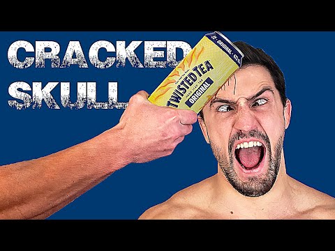 Cracking my SKULL with TWISTED TEA Cans *CONCUSSED* | Bodybuilder VS ...