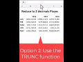 Trunc function in Excel #excel #exceltips