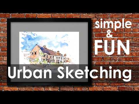 Really Quick Urban Sketching - Easy Tutorial in 5 minutes