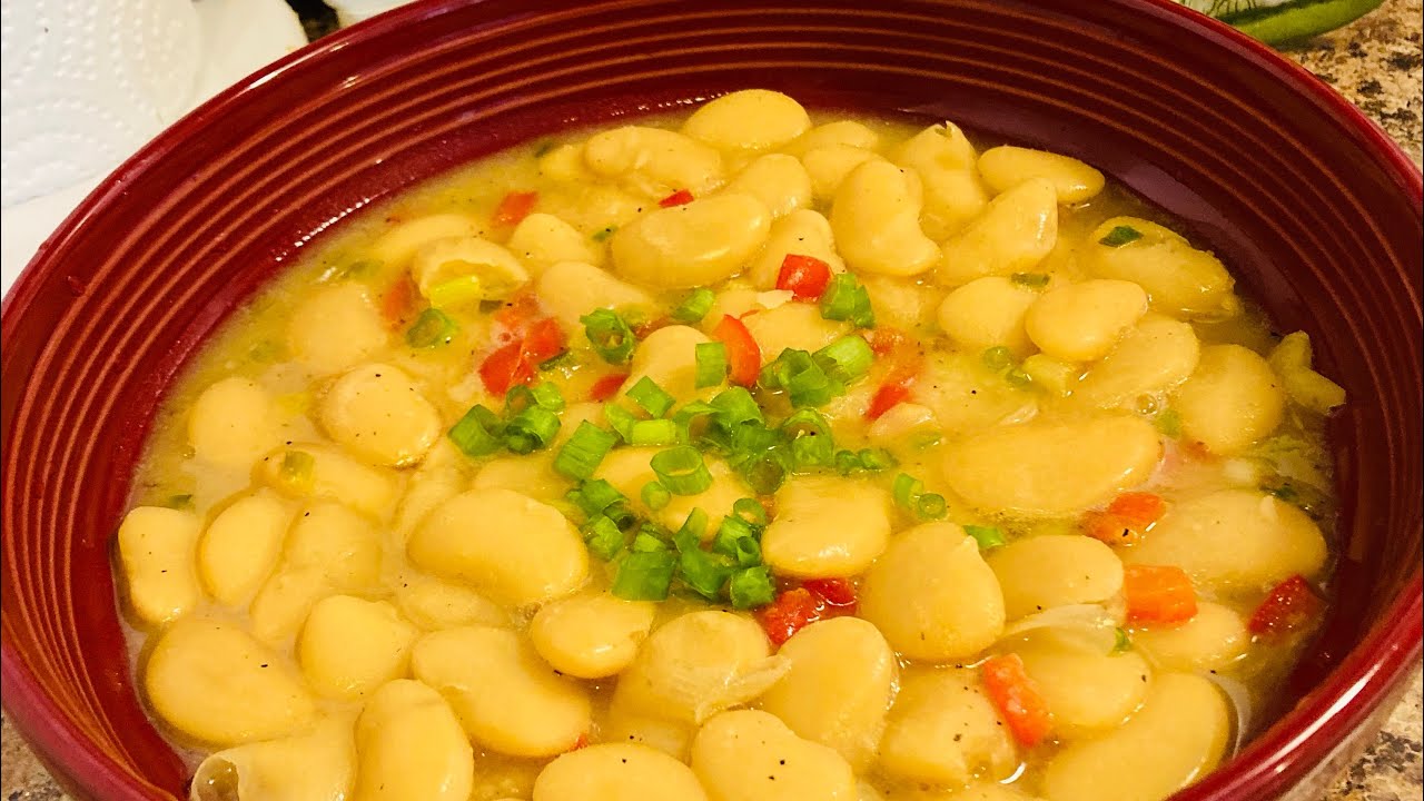 How to Season Canned Butter Beans! Delicious! YouTube