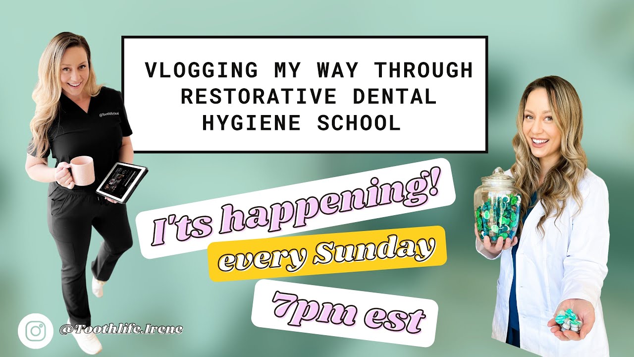 I'm Starting a Restorative Dental Hygiene School Vlog! - YouTube