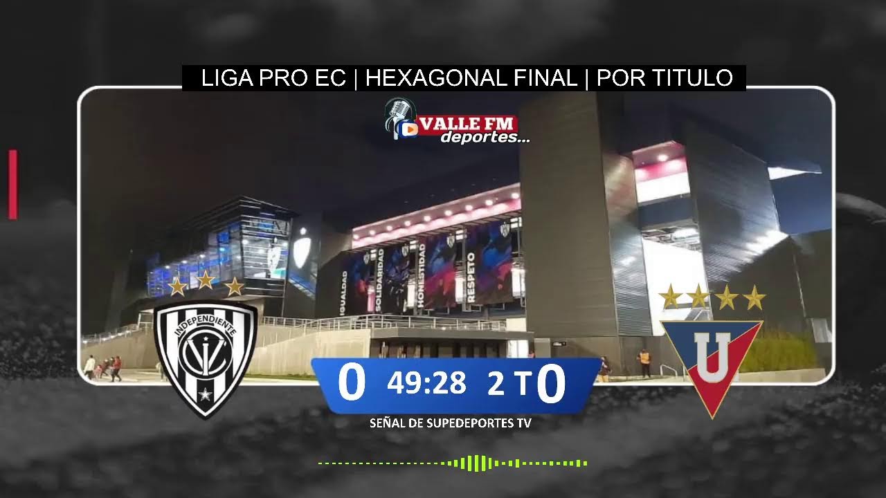INDEPENDIENTE DV VS. LDU EN VIVO LIGA PRO