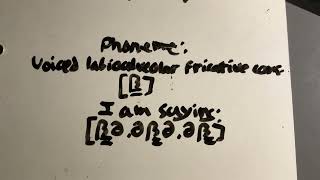 Phone Β Voiced Labioalveolar Fricative Consonant