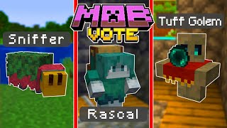 MOB VOTE 2022 - ¿Cuál mob es el mejor para Minecraft 1.20? 👀