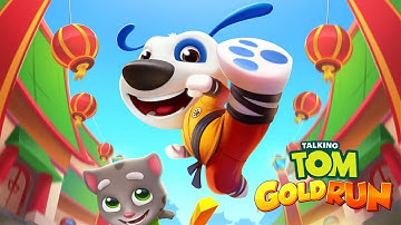 Talking Tom Gold Run - KUNG FU HANK - Walkthrough Gameplay (iOS)