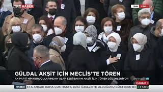 Güldal Akşit İçin Mecliste Tören 4.12.2021 Turkey