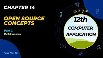 12th Computer Application | Chapter 14 Open Source Concepts | Part 2 | in Tamil 🖥️📚 | TechSpot