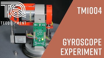 Gyroscope Experiment TM1004 - Theory of Machines - TecQuipment