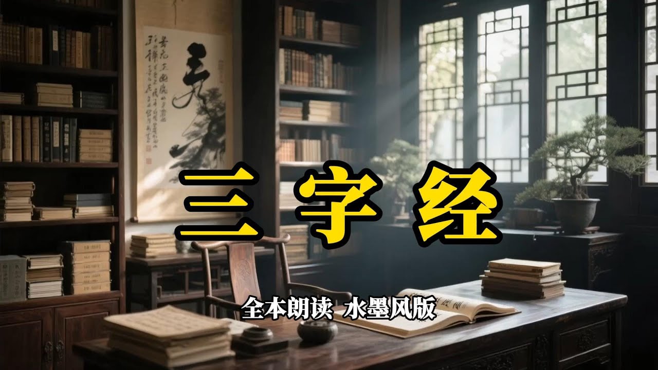 三字经｜San Zi Jing｜全本朗读｜水墨风｜国学启蒙