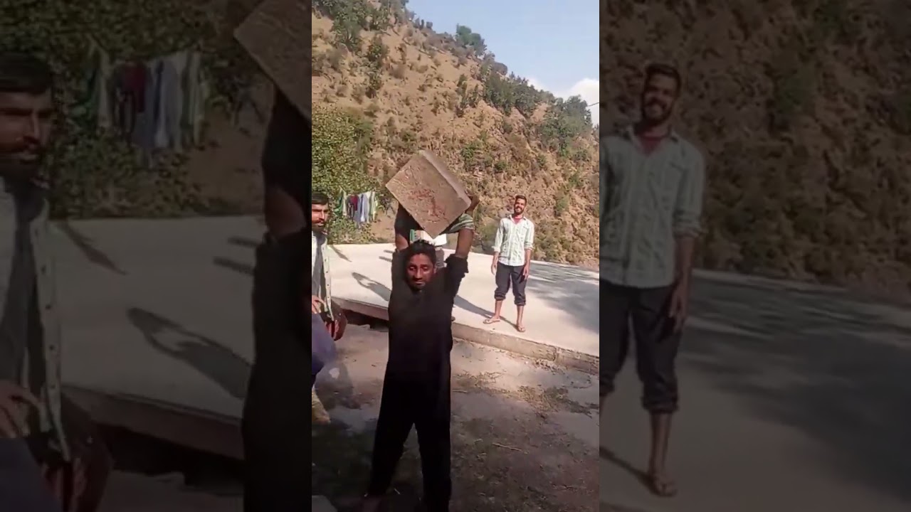 stone lifting weights 