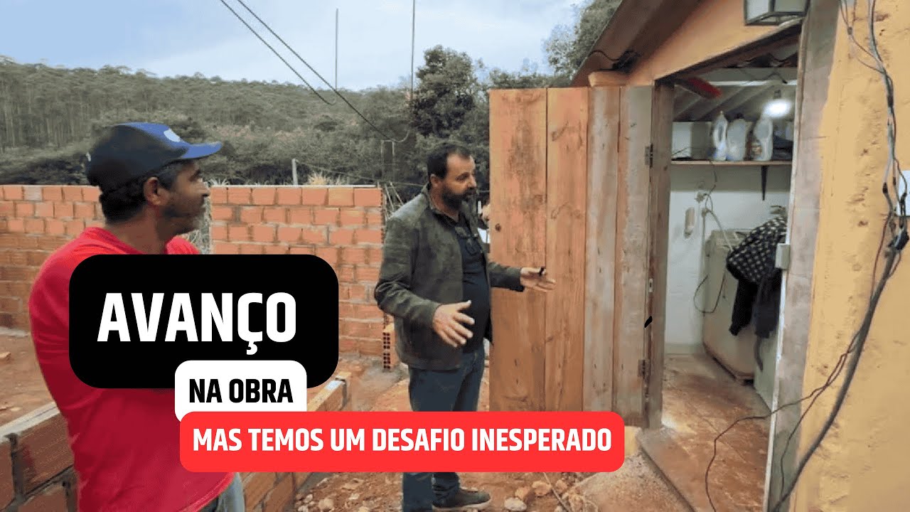 O AVANÇO DA OBRA ESCONDE UM DESAFIO INESPERADO