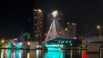 Ngắm Cầu Sông Hàn, Đà Nẵng quay (video mô tả cầu quay cực chi tiết từ đầu tới cuối) - Quá tuyệt vời