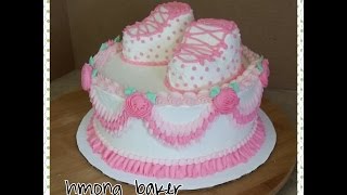 BABY SHOWER CAKE. Cake Decorating.