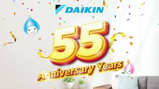 Daikin 55th Anniversary Promotion | 55 Months Warranty