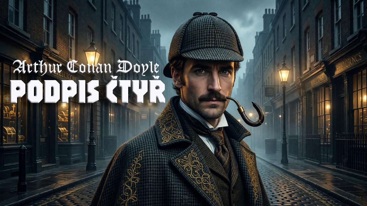🎧Podpis čtyř – Arthur Conan Doyle | Audiokniha česky