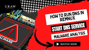 How to run dns in remnux | Start dns service | Malware Analysis | Craw Cyber Security