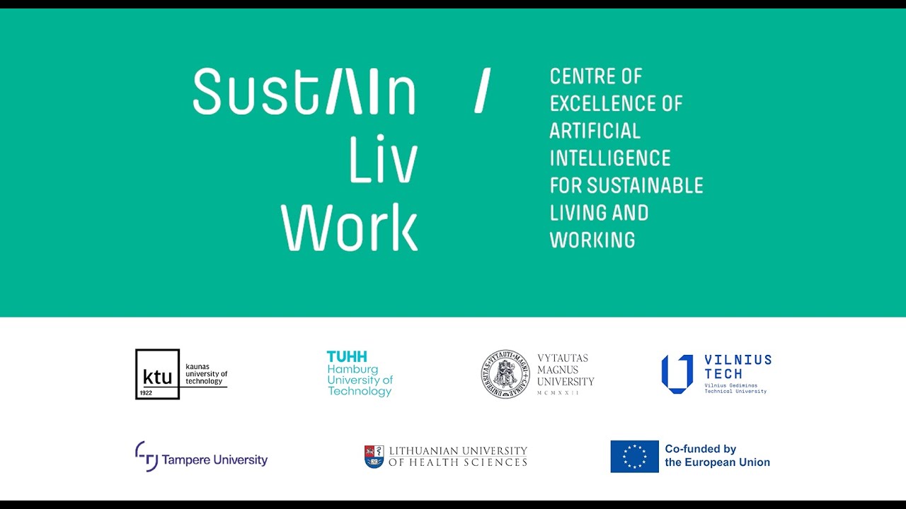 SustAInLivWork project opening event AI for Sustainable Future - YouTube