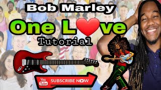 How to play Bob Marley  - One love on Guitar/ Tutorial