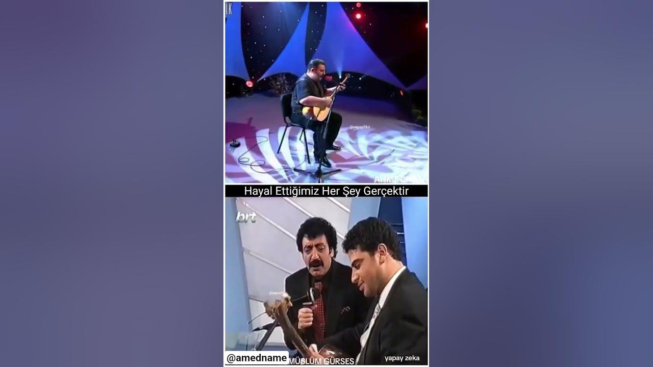Ahmet Kaya&Müslüm Gürses-Narım Narım  Kürtçe Yapay Zeka Düet #amed #ahmetkaya #müslümgürses #izmir