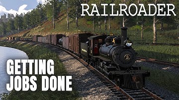 Railroader #3 Getting Jobs Done - We spend money to expand. 1950s sim based on a real location