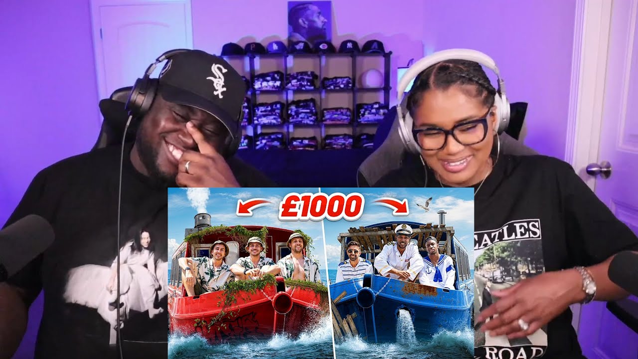 Kidd and Cee Reacts To SIDEMEN £1,000 BOAT CHALLENGE