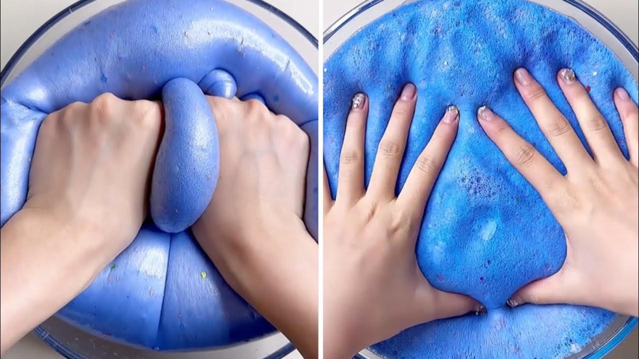 Slow Slime Most Relaxing and Satisfying Slime Videos #725 //Fast Version ...