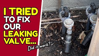 Irritrol leaking valve (low-pressure irrigation valve system)