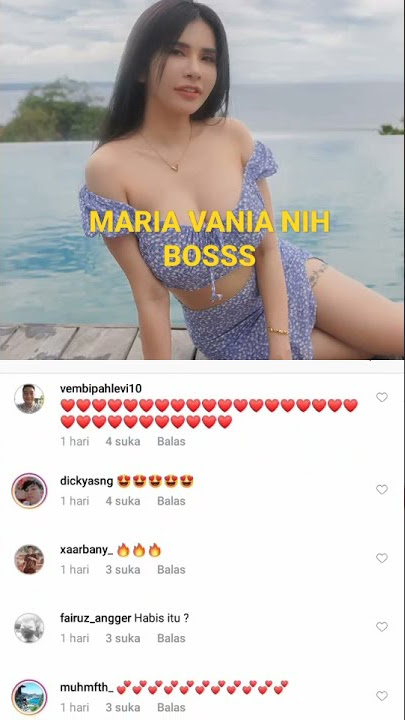 MARIA VANIA FAN COMMENT!!! #shorts #mariavania #viral #mlbb