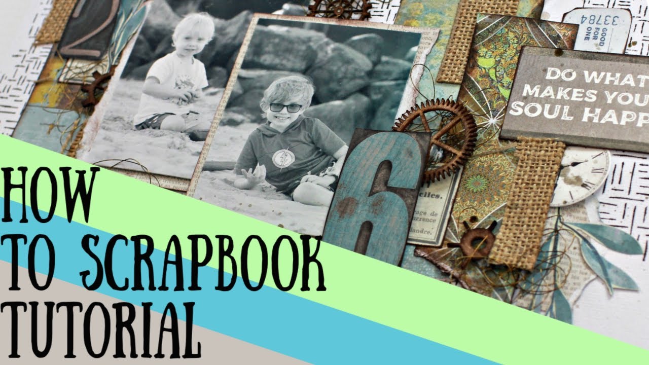 DIY HOW TO SCRAPBOOK 