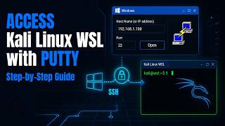 Using PuTTY to Access Kali Linux WSL Virtual Machine | Step-by-Step Guide
