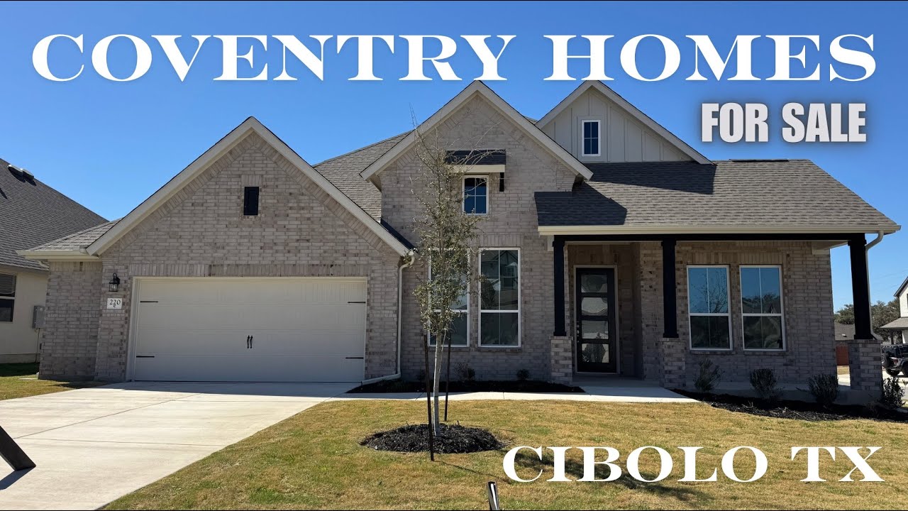 Coventry Homes, Hideaway Plan, For Sale, Cibolo Tx