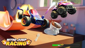 NITRO JUMP RACING - Gameplay Walkthrough Part 1 iOS / Android - Car 1vs1 Series