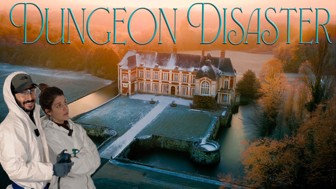 Катастрофа в подземелье и свежая краска | Реставрация французского замка №44