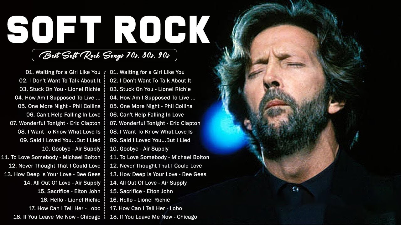 Best Soft Rock 70s 80s 90s Hits 👉 Eric Clapton Bee Gees Michael