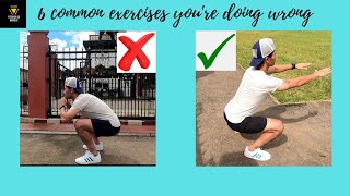 6 common bodyweight exercises you're doing wrong.