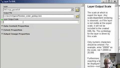 GLG410 ArcMap 10 export to KML